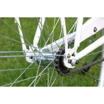 Dámsky retro bicykel 26" Lavida 1-prevodový biela biele kolesá